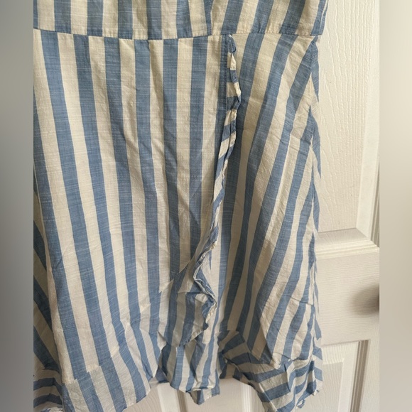 J. Crew Striped Faux Wrap Dress - Picture 3 of 6